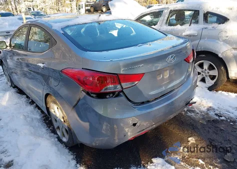 2013 Hyundai Elantra Limited from USA, damaged, VIN KMHDH4AE6DU945315